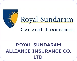 Royal Sundaram General Insurance logo with sun emblem and full name 'Royal Sundaram Alliance Insurance Co. Ltd