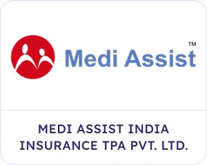 Medi Assist logo with red icon and full name 'Medi Assist India Insurance TPA Pvt. Ltd